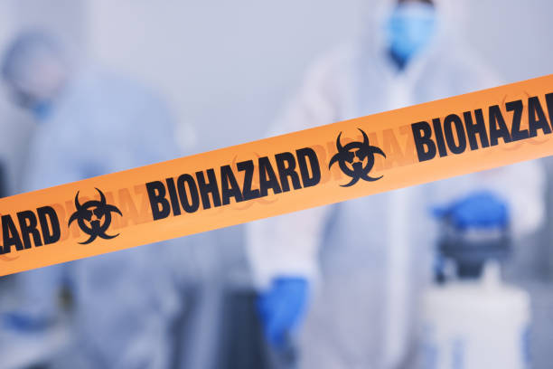 Professional Biohazard Cleanup technician working in Persia, IA
